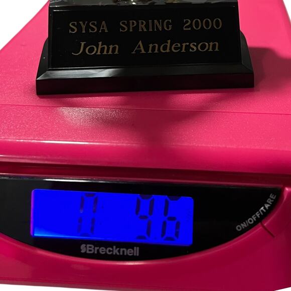 2000 soccer two boys kicking ball Trophy - Picture 8 of 8